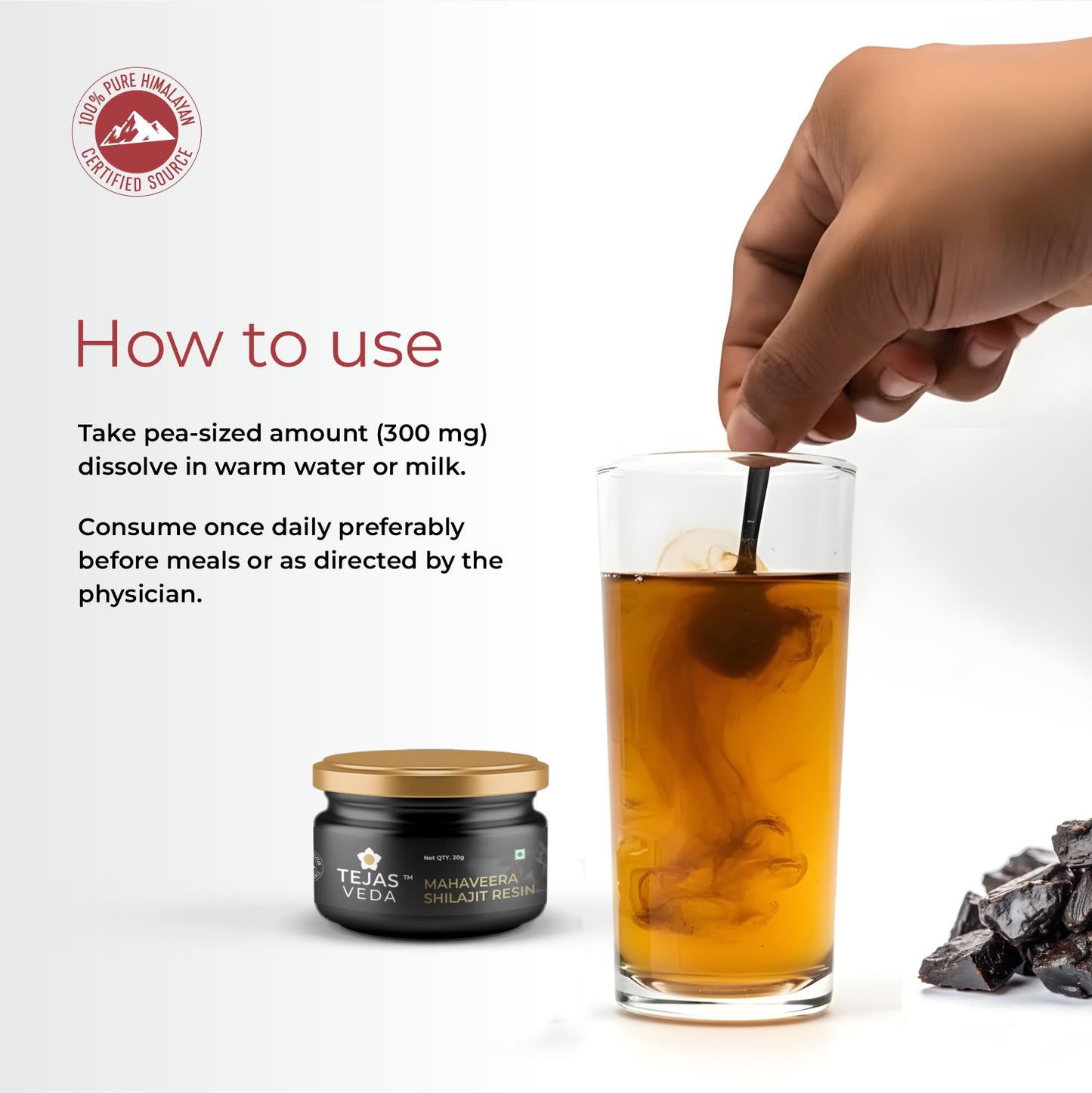 Mahaveera Shilajit Resin